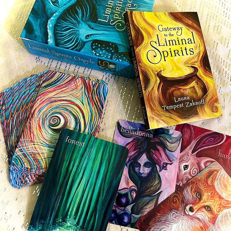 Liminal Sprits Oracle Deck by Laura Tempest Zakroff